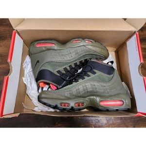 Nike Air Max 95 Sneakerboot Dark Loden Olive Green 806809-300 Men's Size 8.5 NWB